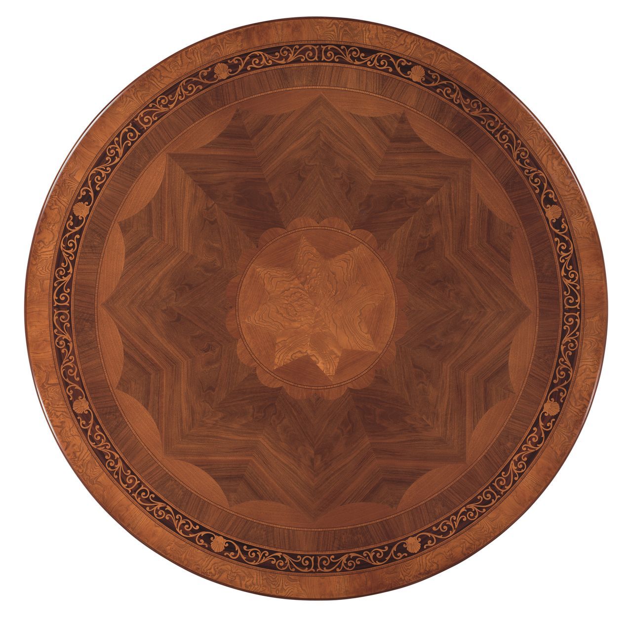 Круглый деревянный стол с центральным основанием Hurtado Traditional ARCH-00066358 - Вид №1