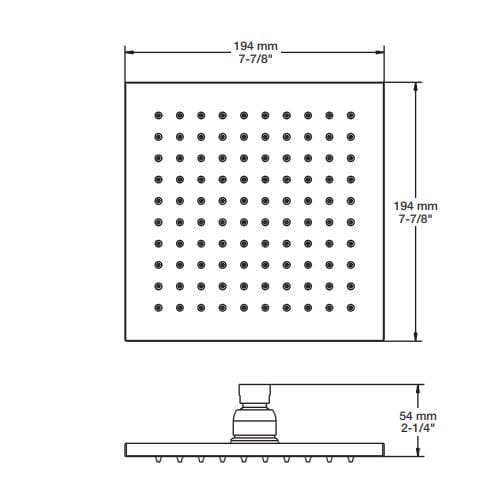 Термостатический набор для душа с душем BARIL PRO-3000-28 ARCH-00092034 - Вид №2