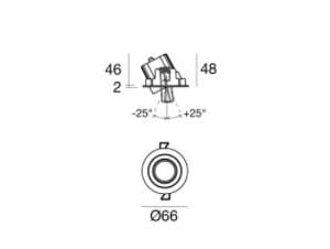 Утопленный светодиодный прожектор Linea Light Group Cob ARCH-00107551 - Вид №15
