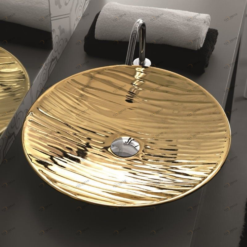 25379 Накладная раковина на столешницу  овальная Ceramica Hidra 