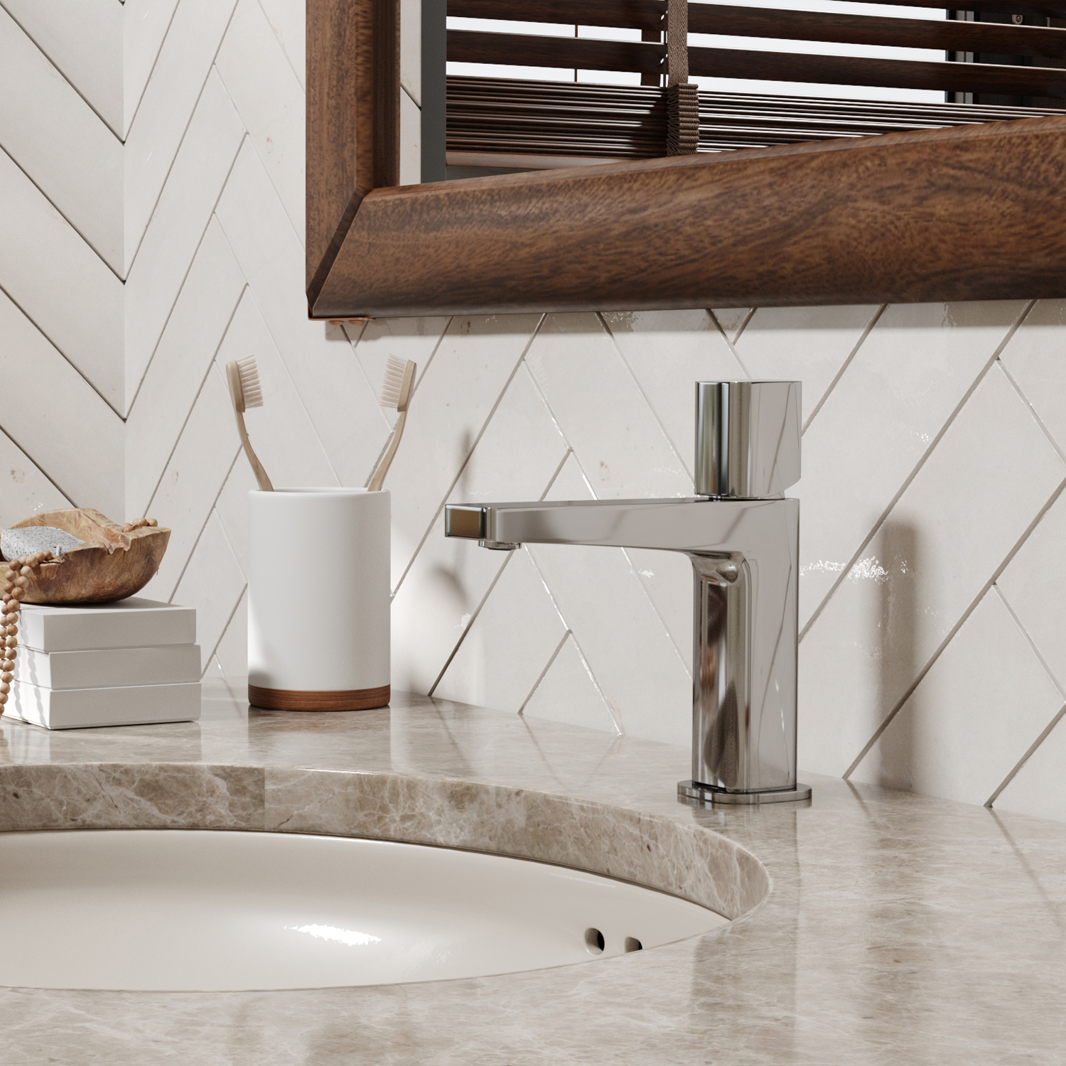 8603 Naab Смеситель для раковины WasserKRAFT Naab 8600  - Вид №11