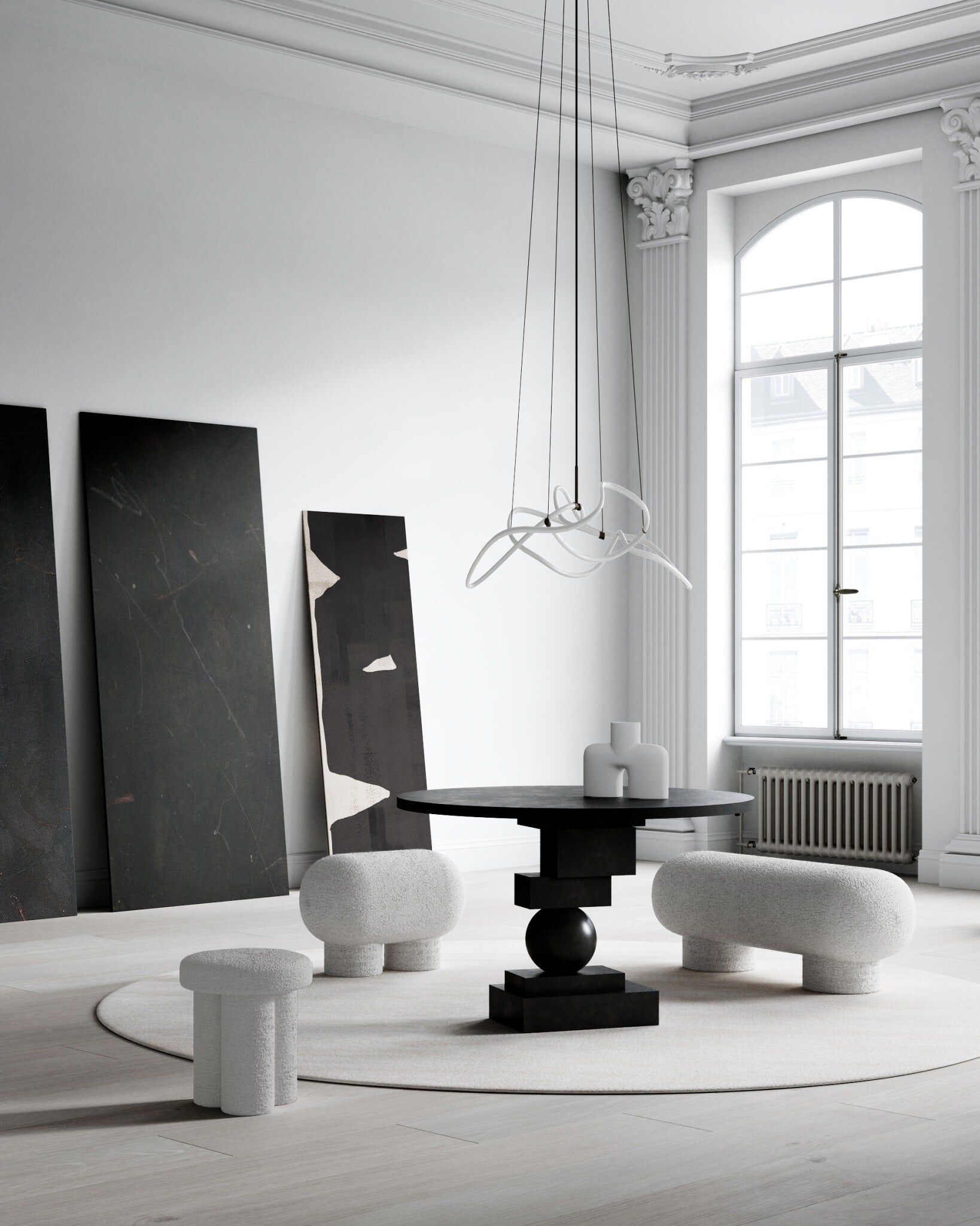 Большая скамейка из ткани 101 Copenhagen Big Foot ARCH-00029148 - Вид №1