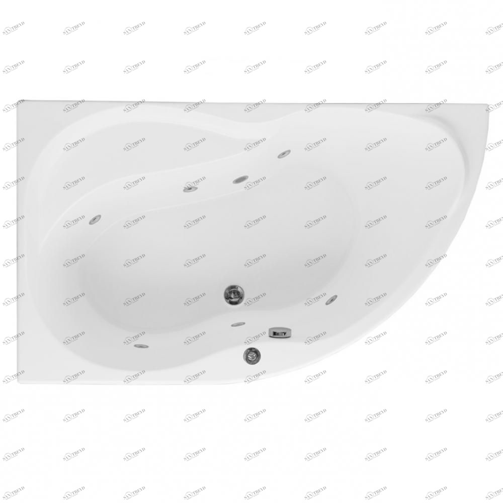 Акриловая ванна Aquanet Graciosa 150x90 L 00175952