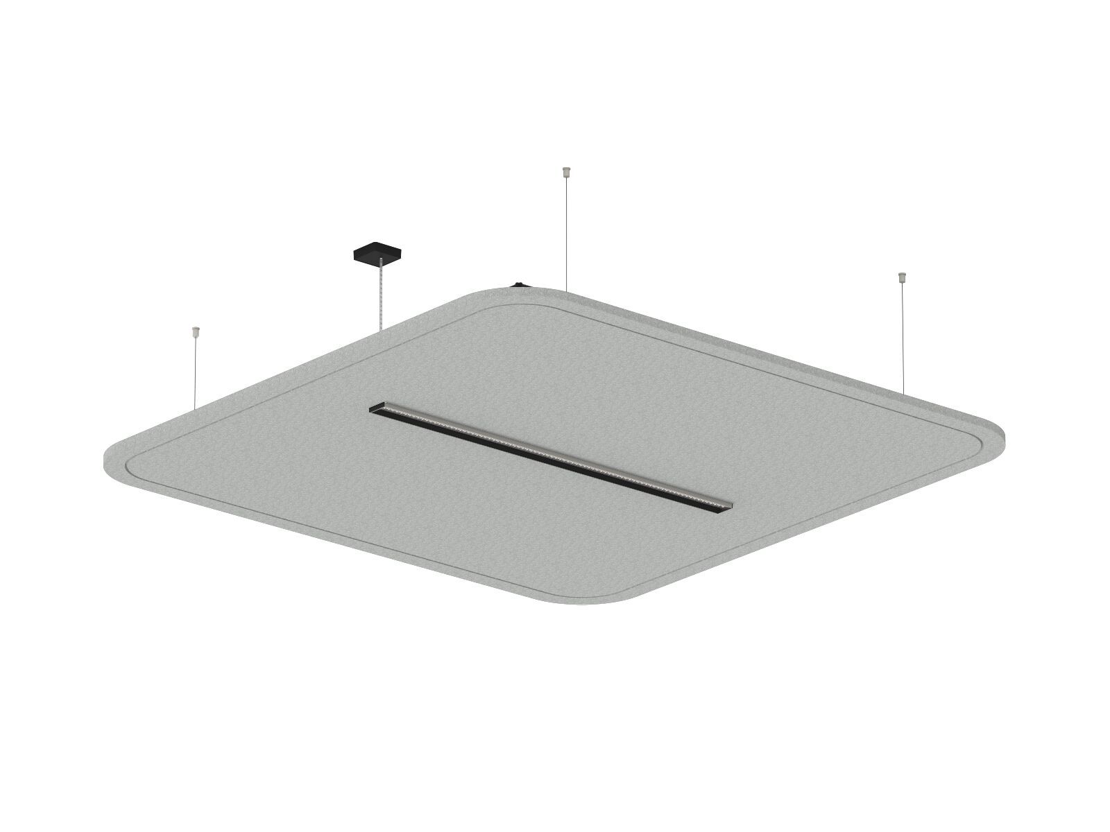 Рециркулированный любимчик Dimmable акустический подвесной светильник PROLICHT Acoustic ARCH-00095549 - Вид №1