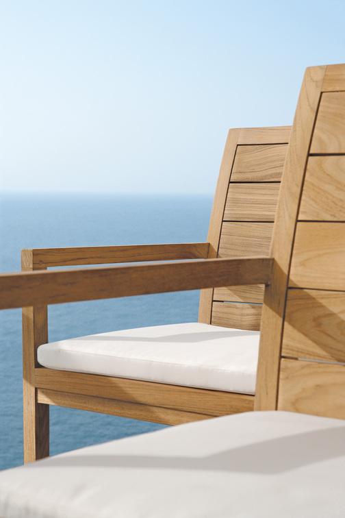 MNST1060 Стул teak 130 Manutti Siena - Вид №2