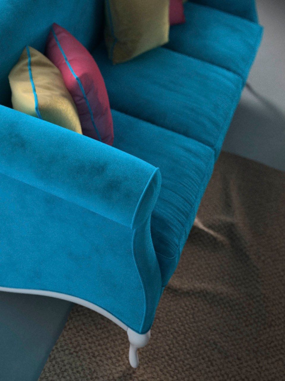 Ткань диван CASA +39 Smeraldo ARCH-00143890 - Вид №4