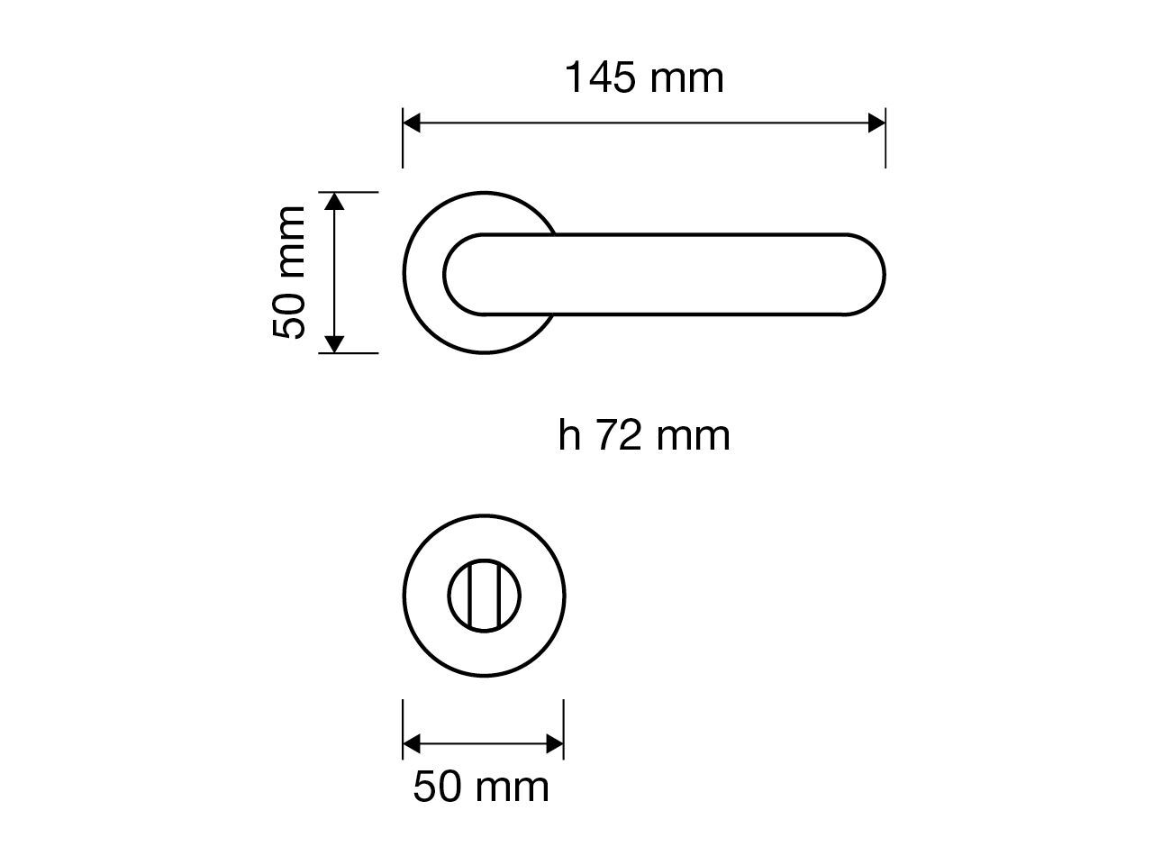 Латунная ручка с насадкой LINEA CALI' мечта ARCH-00004786 - Вид №2
