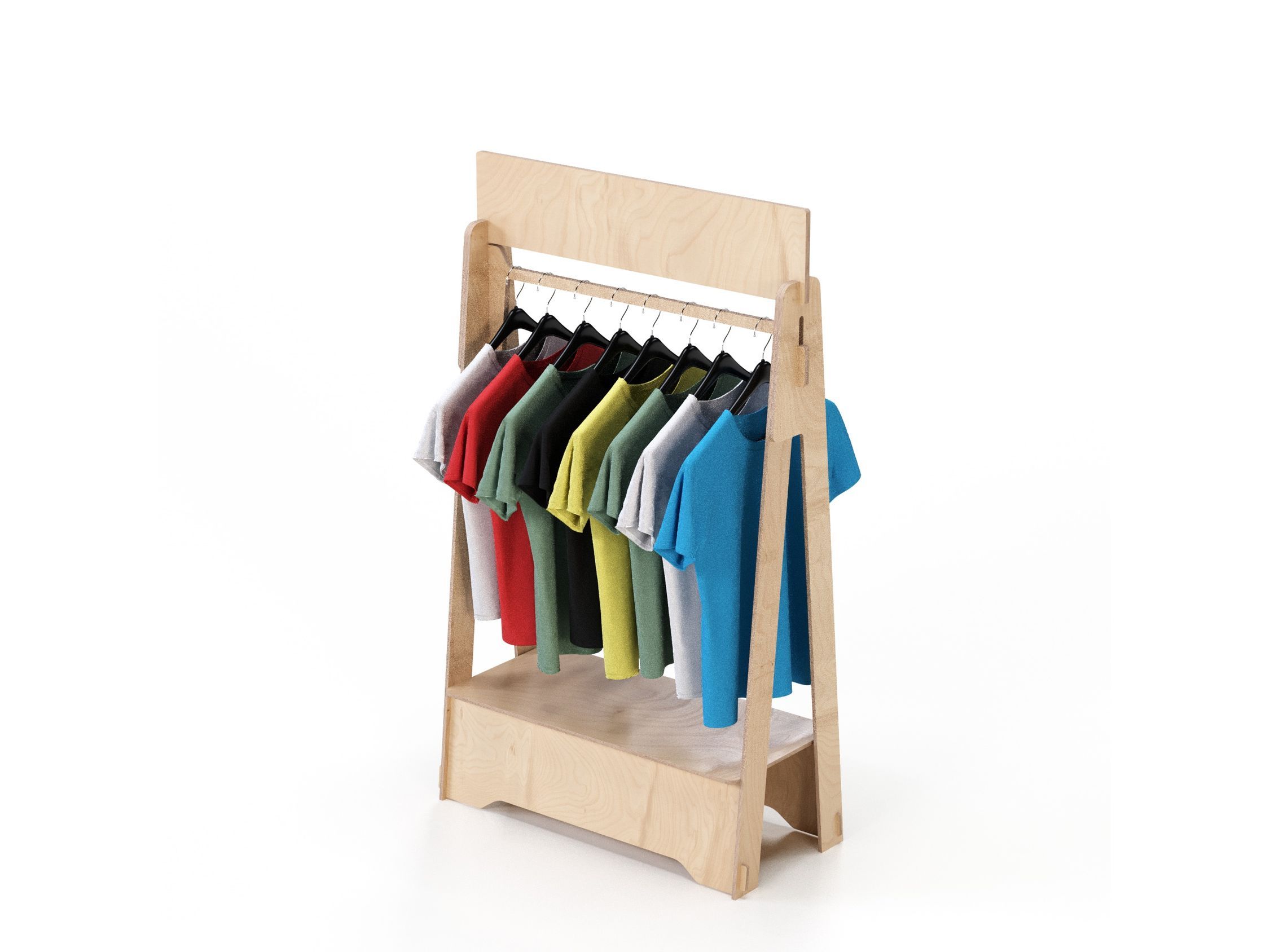 Деревянная напольная стойка дисплея Esposit экспоненты ARCH-00118342 - Вид №1