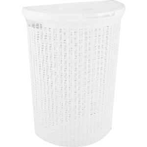 Корзина для белья Эко Стайл 45 л светло-серая