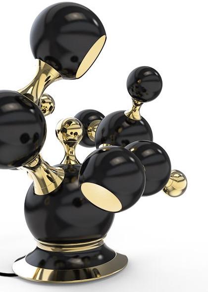 Delightfull Настольная лампа из металла Atomic sun-id-1505524 - Вид №1