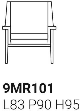 Marelli Кресло из ткани с подлокотниками sun-id-1451537 - Вид №8