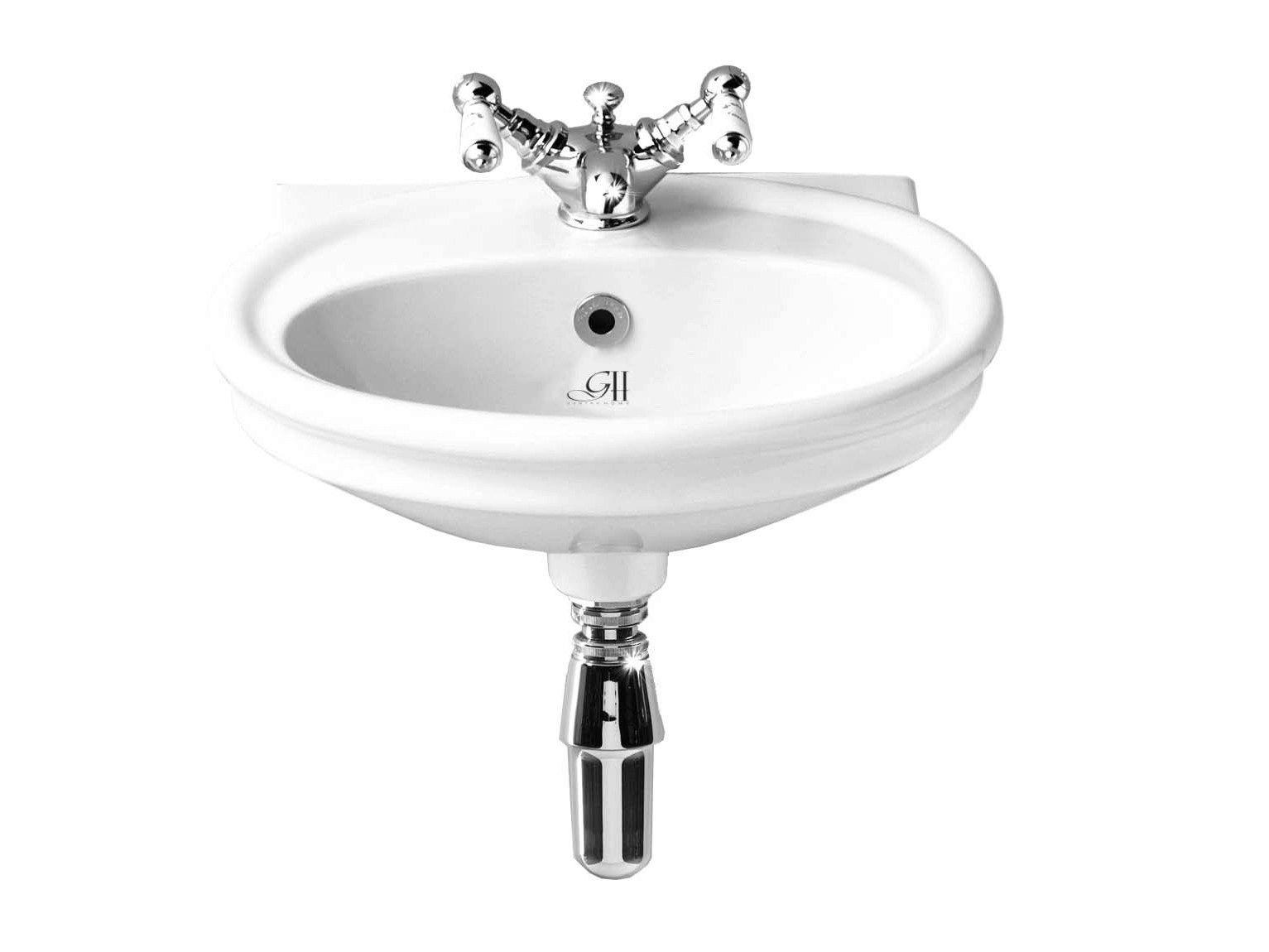 Фарфоровая овальная подвесная раковина Gentry Home Hillingdon ARCH-00043766 - Вид №1