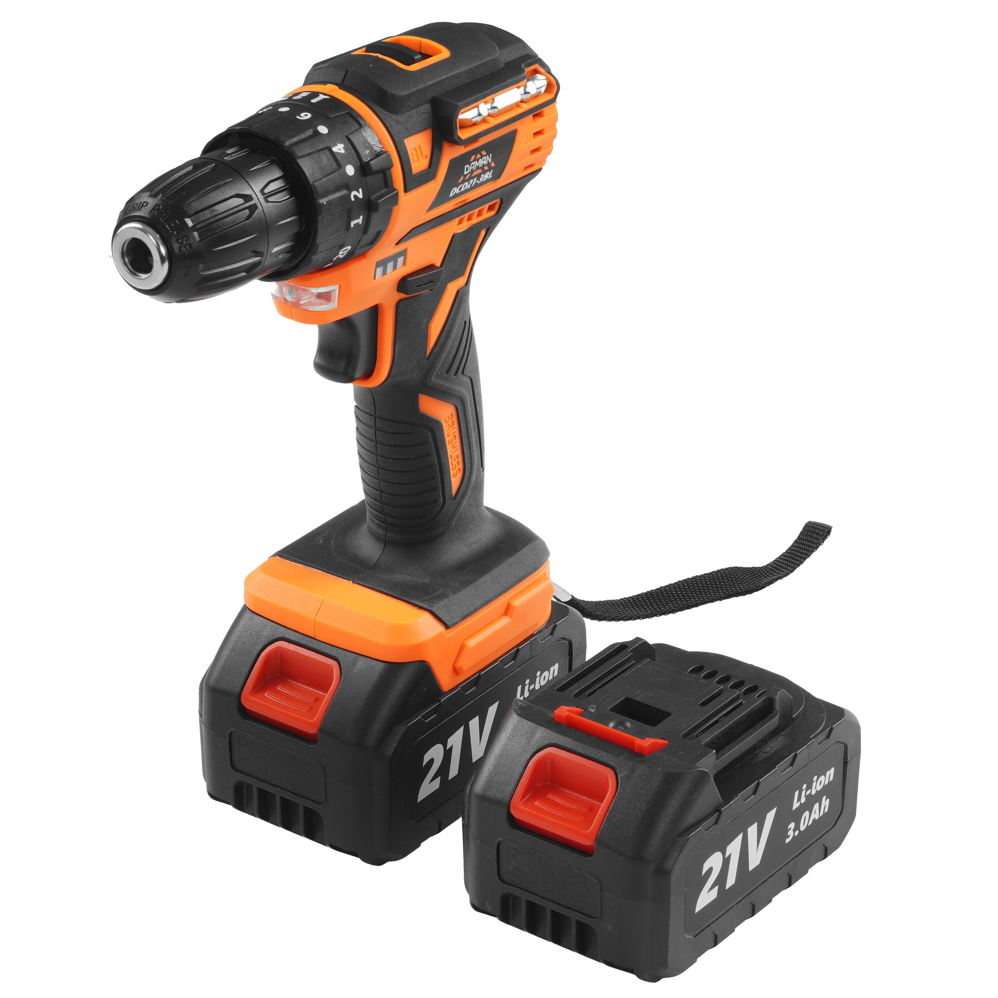 Дрель-шуруповерт DAMAN DCD21-3BL 9230670 BRAIT STDN-0085753