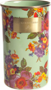 10654420 Mackenzie-Childs Держатель для столовых приборов (зеленый) Flower Market 13x22 Сталь