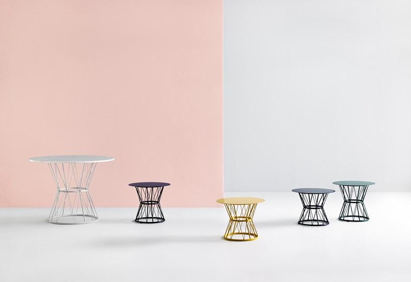 Mobboli Круглый журнальный столик из металла Atenea sun-id-1446211 - Вид №2