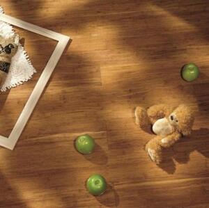 Паркетная доска Amigo Кофе Бамбук Рустик (Гладкая) 880х108 мм.