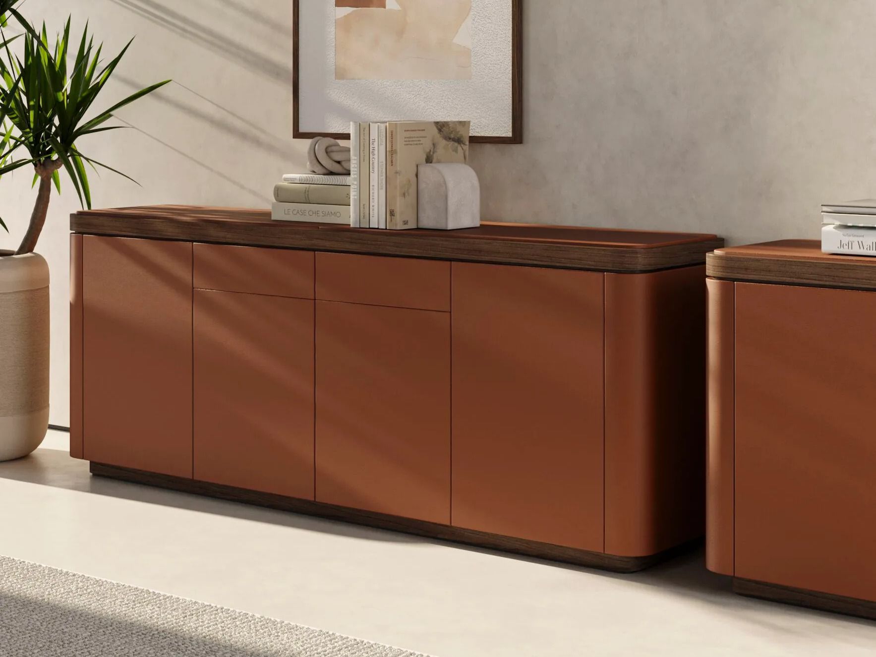 Кожаный офисный шкаф PROF Flow ARCH-00123767 - Вид №31