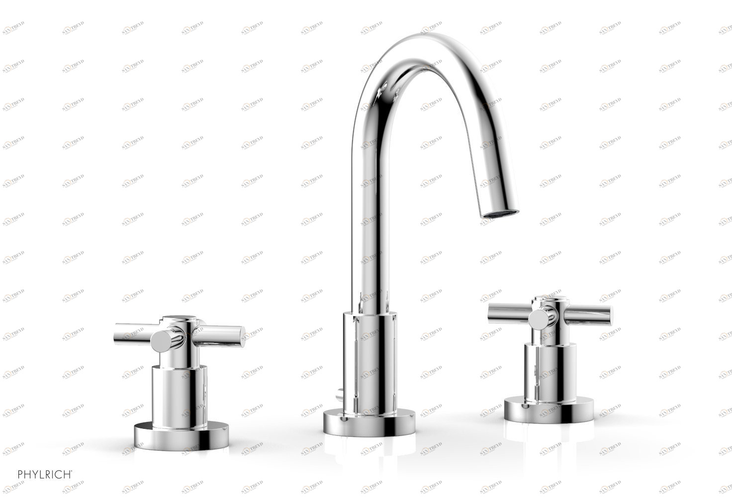 Комплект и ручки BASIC Phylrich  D135-026 Хромированный