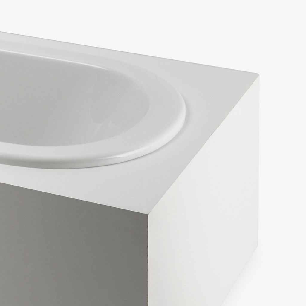 CLAW5R Классическая овальная ванна с воздушным потоком и джакузи 72 "x 37" x 22 "с центральным сливом Waterworks Classic - Вид №1