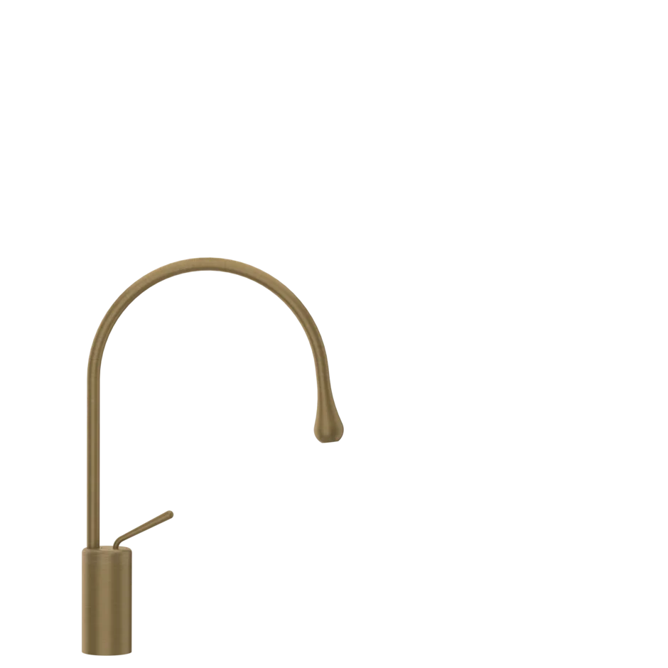 Смеситель для умывальника 33605 713 Gessi Goccia СТАРИННАЯ ЛАТУНЬ 33605713