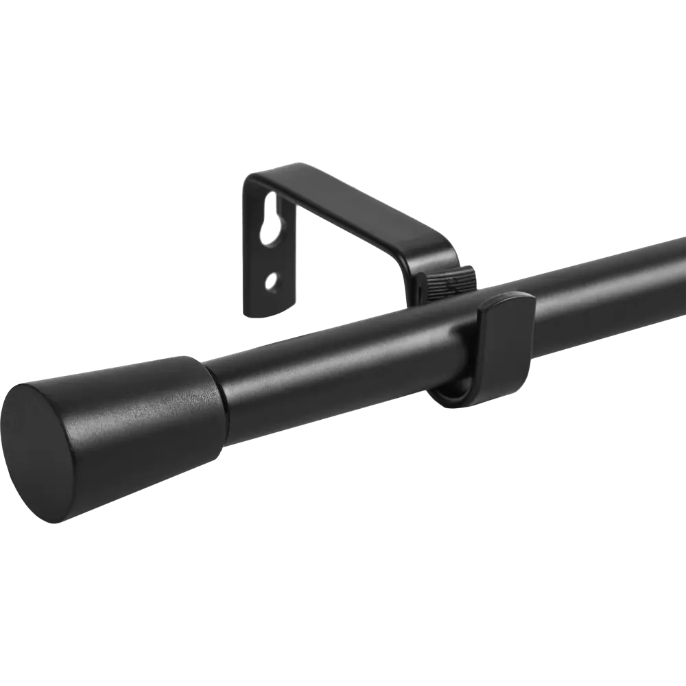 INSPIRE Карниз однорядный Pommel 120-210 см черный металл 84407352 STLM-0049500