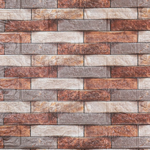 Панель ПВХ на клеевой основе "Ред Кастл" 700*770мм Ultra (10шт)