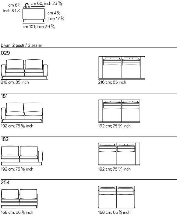 AMURA 6-местный угловой диван в коже Dorsey Am023.061+082 - Вид №3
