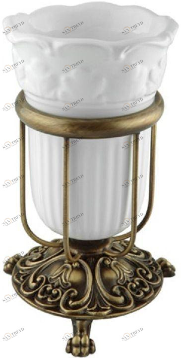 Стакан для щеток MIGLIORE Elizabetta ML.ELB-60.112.BR - бронза 