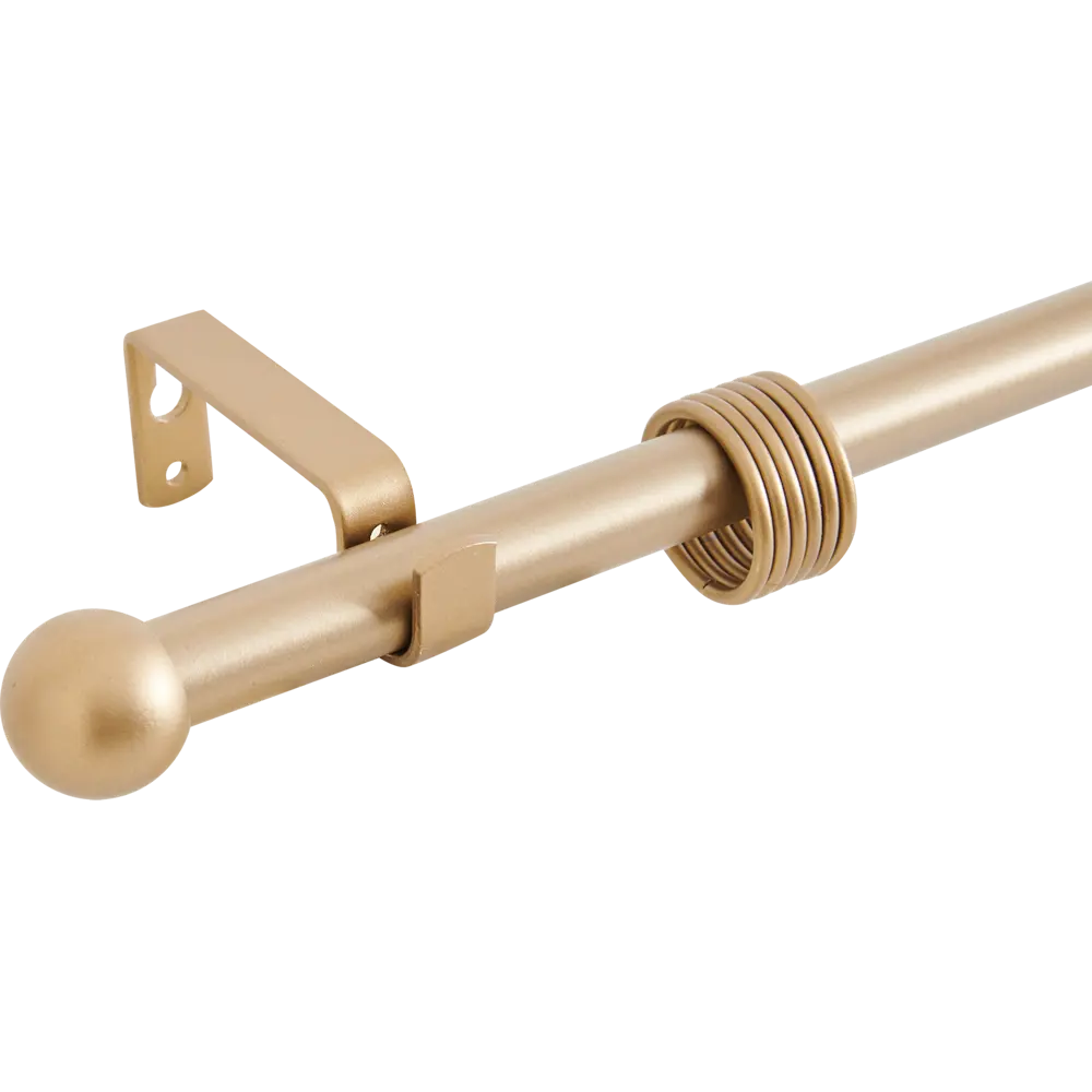 Карниз однорядный раздвижной d19/16 мм шар 160-320 см цвет бронза ORBIS STLM-2057336