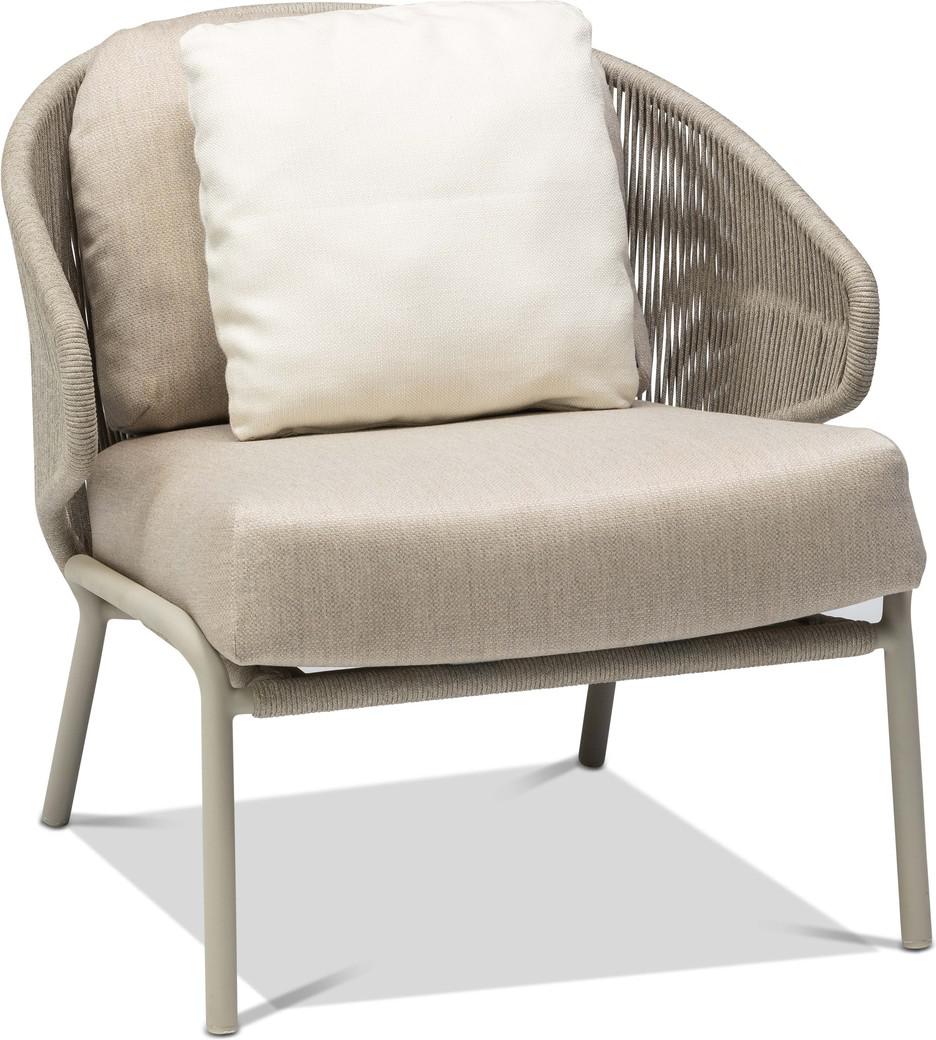 MNST566 1 мест. кресло кремень перец Manutti Radius