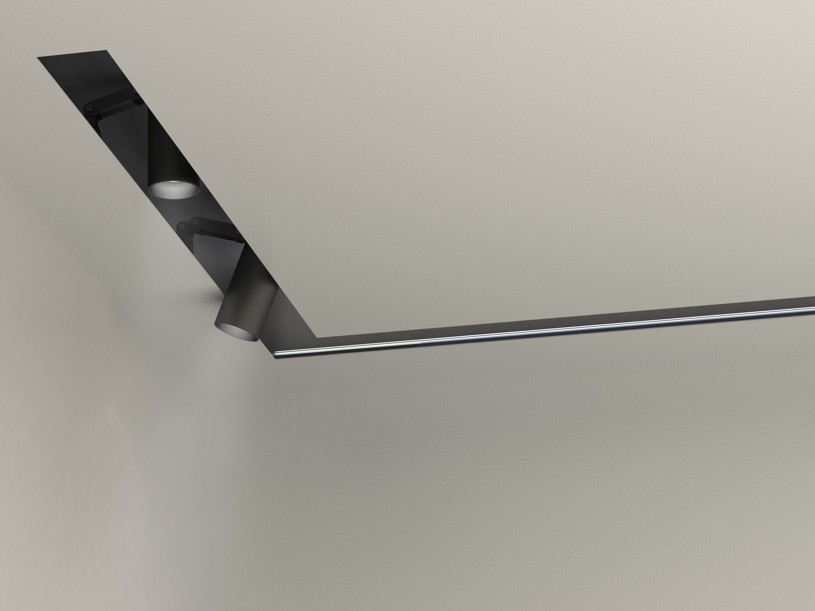 Утопленный экструдированный алюминиевый линейный профиль освещения Lucifero's PRO EDGE ARCH-00102027