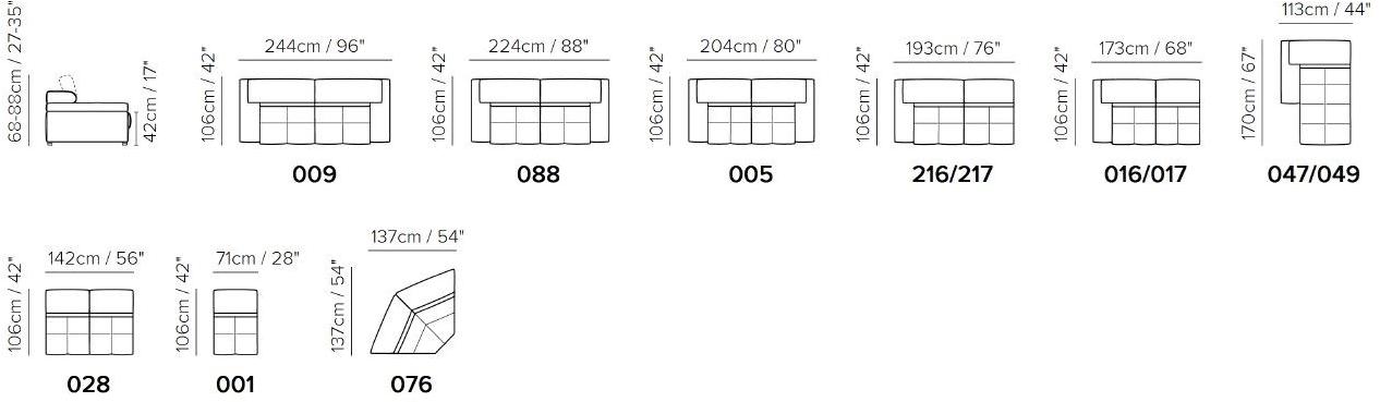 Natuzzi Угловой кожаный диван с подголовником sun-id-1412871 - Вид №1