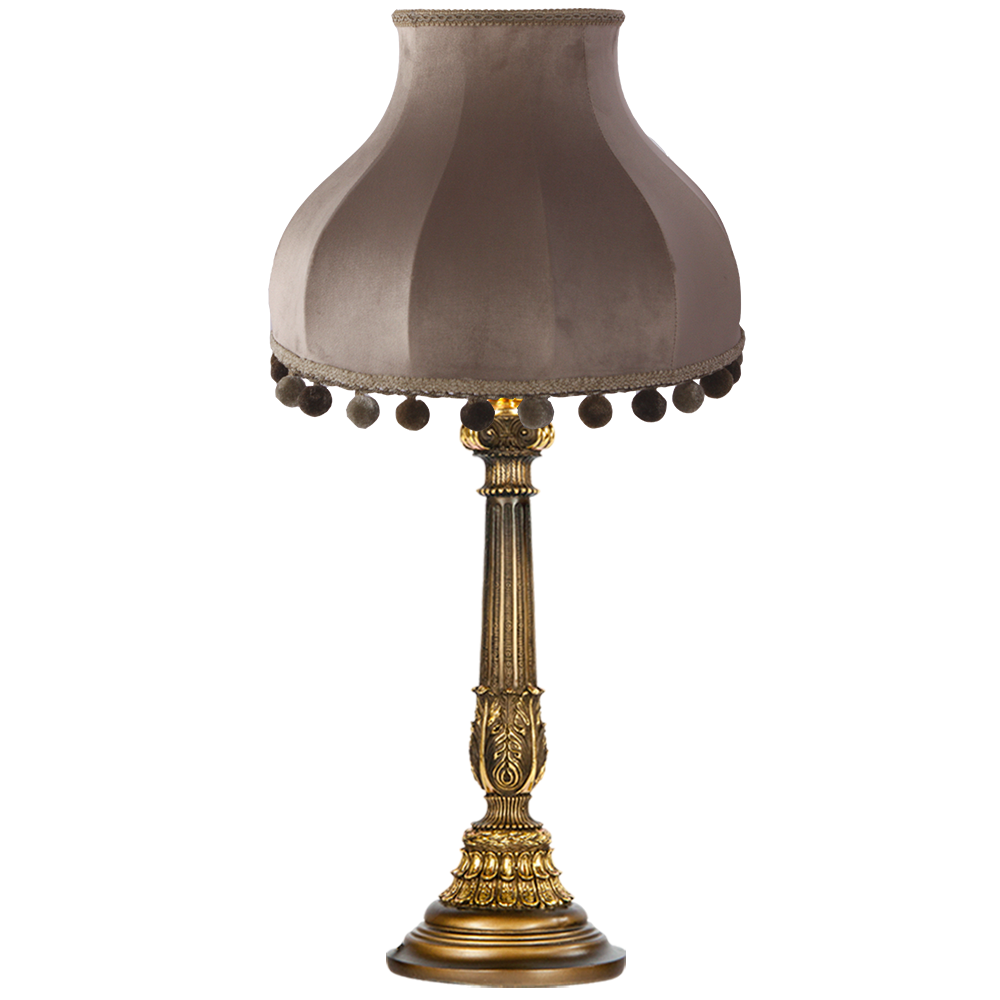 32022,34074 Настольная лампа Колонна Испанская Бронза Классика Капучино BOGACHO 4627138210994, 4627155810764