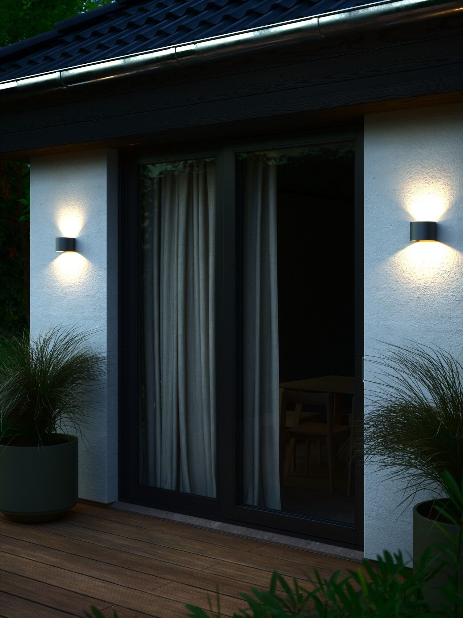 Алюминиевый и пластиковый наружный настенный светильник Nordlux Milda ARCH-00097233 - Вид №2