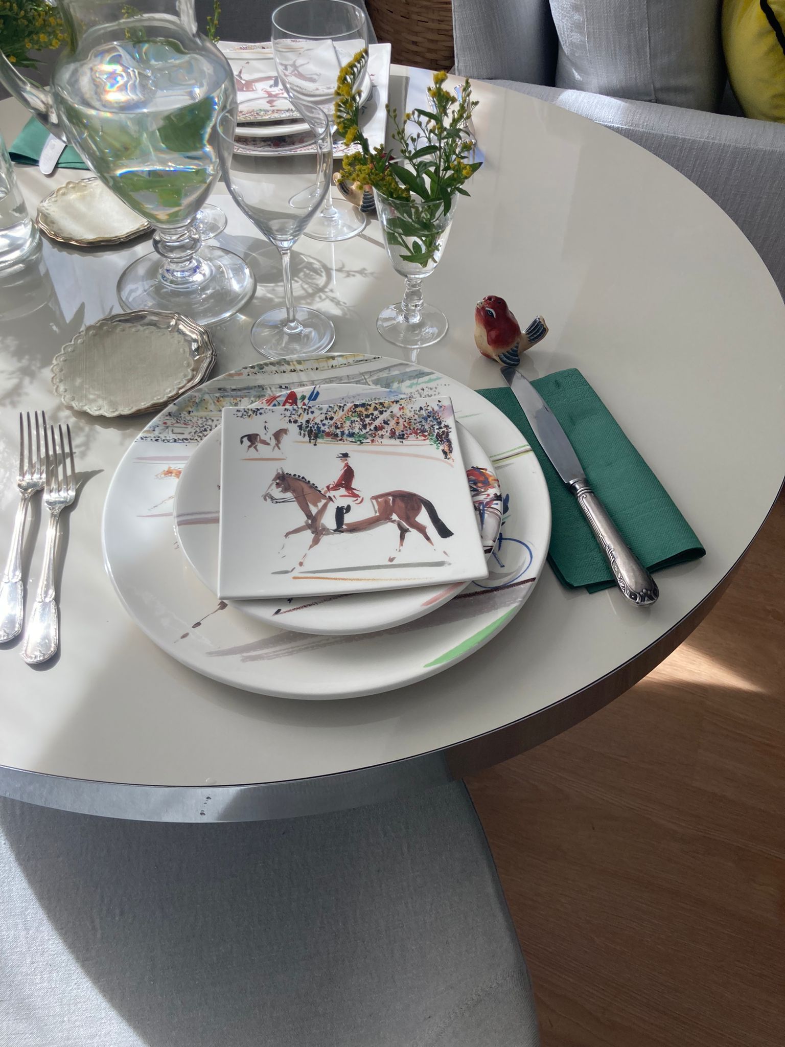 Круглый стол из ламинированного стекла Jover+Valls Antique Boutique-Malibu ARCH-00151815 - Вид №10