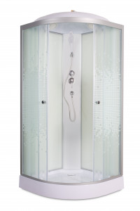А09 LED с кнопкой и гидромассажем Душевая кабина DETO Серия А