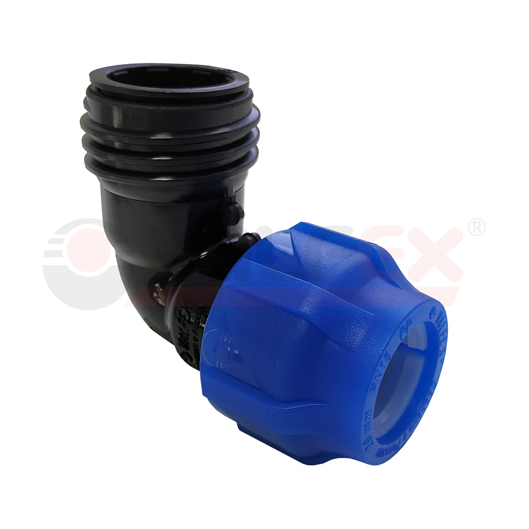 1210012420012 Valfex Отвод компрессионный с наружной резьбой 