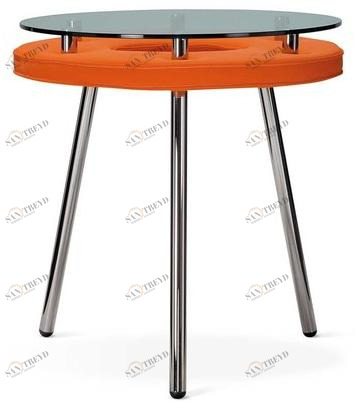Adrenalina Круглый стеклянный стол Olo sun-id-1440118