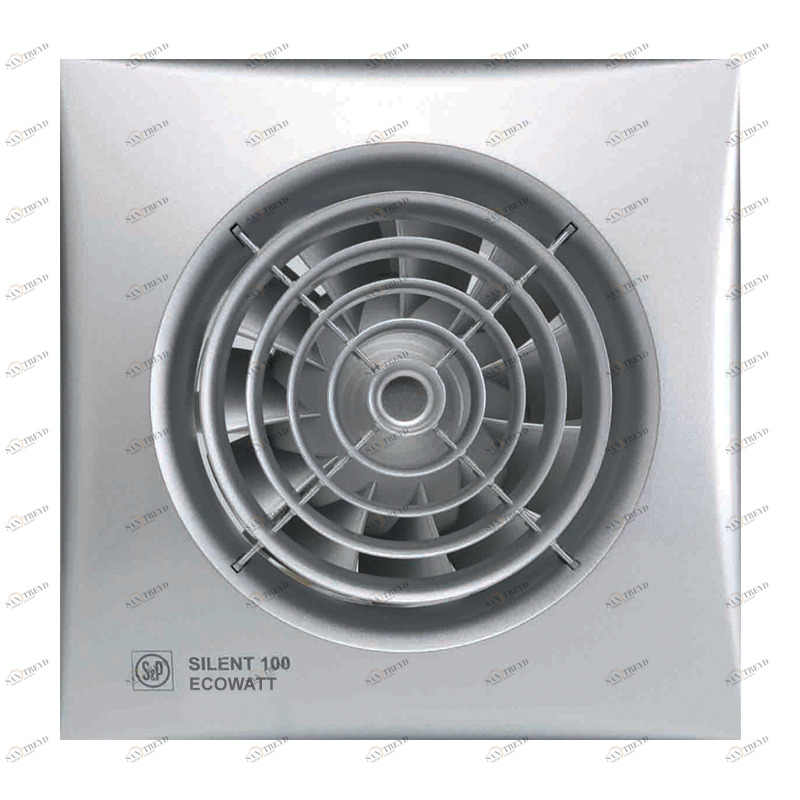 Накладной вентилятор Soler Palau SILENT-100 CDZ SILVER ECOWATT 5210614000