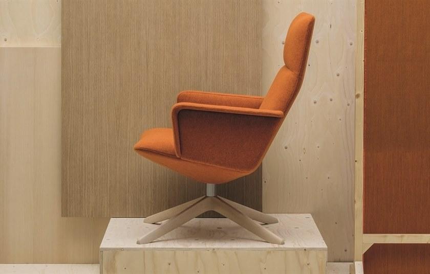 Andreu World 4-спицевое кресло с высокой спинкой Capri lounge Bu1700 - Вид №5