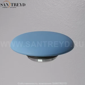 A037VX.141 Донный клапан с керамической накладкой проточный A. e. T. Italia RICAMBI Голубой матовый