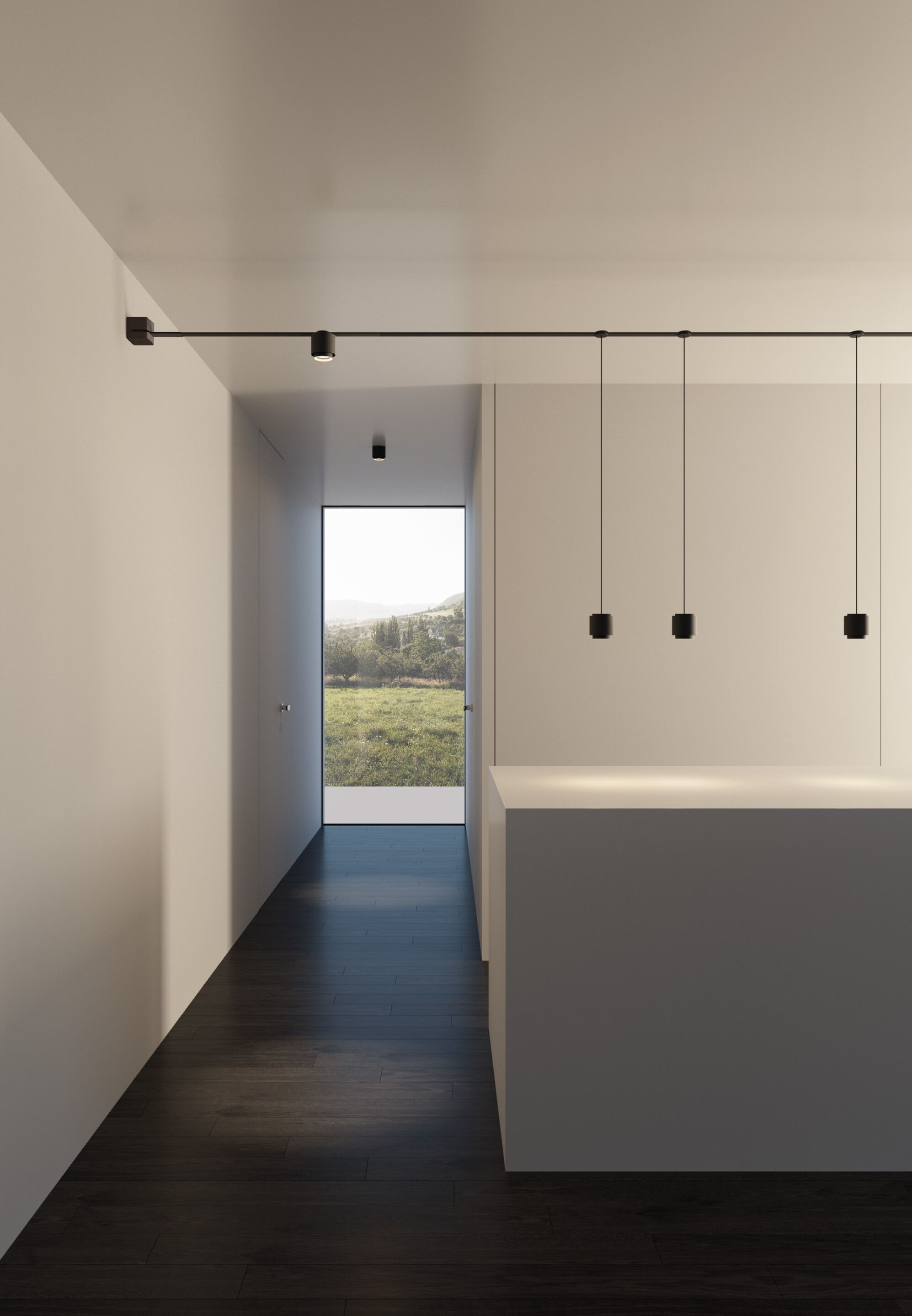 Светодиодные подвесные светильники для освещения на алюминиевых кабелях Letroh LEVEL ARCH-00097235 - Вид №2