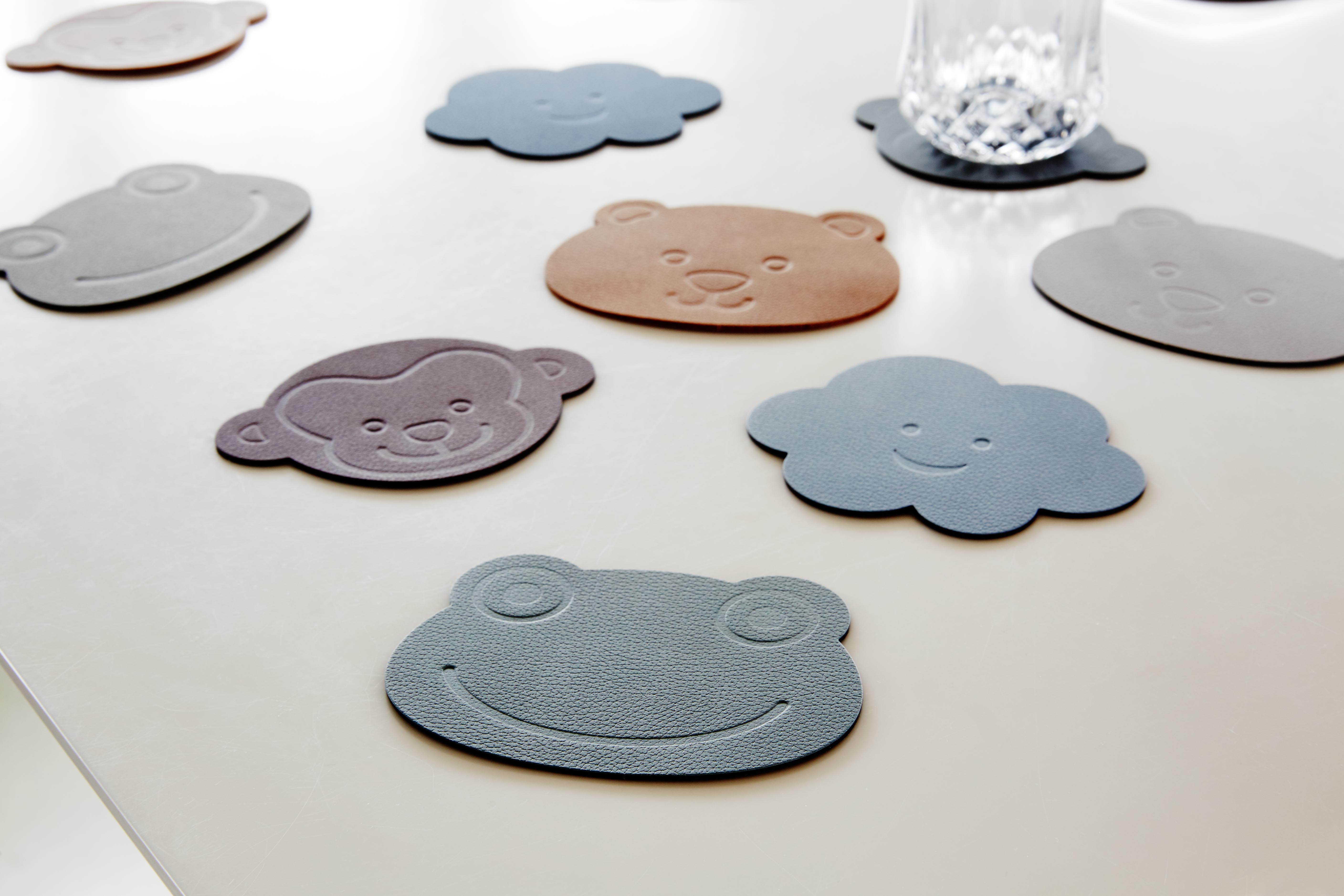 983375 NUPO nature подстаканник медвежонок диаметр 12 см, толщина 1,6 мм;LIND DNA  - Вид №2