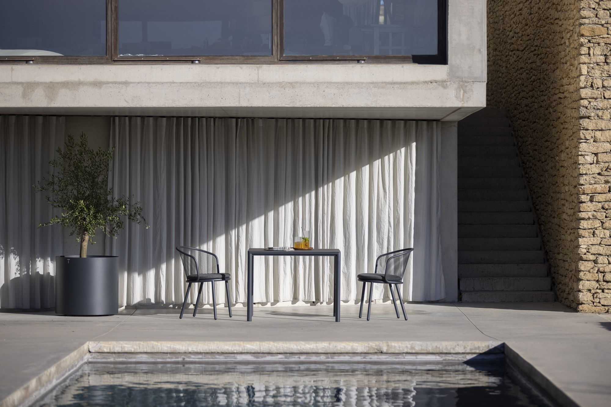 Стул из нержавеющей стали с подлокотниками Todus Baza ARCH-00076344 - Вид №15