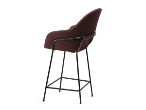 Тканевый мягкий кухонный стул с подлокотниками