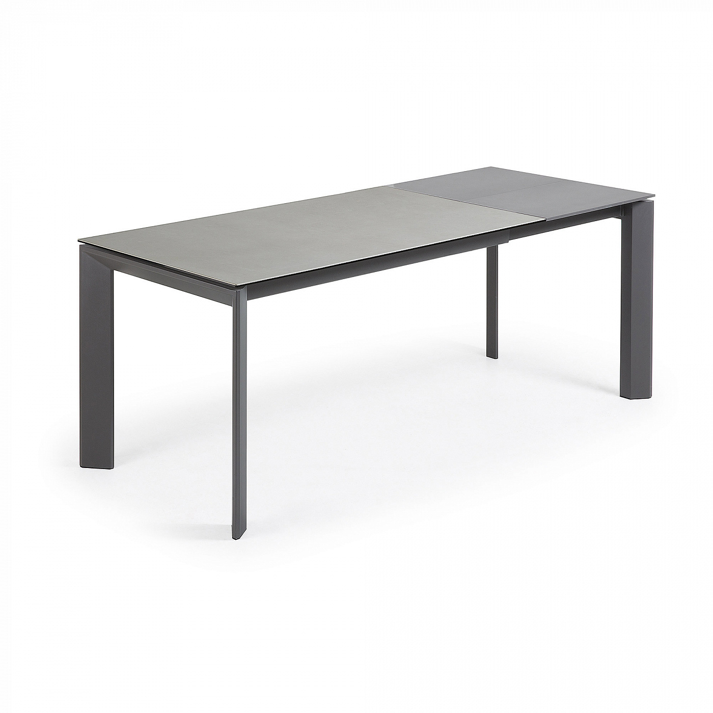 051230 Стол Atta 140 (200) x90 антрацит, серый, керамика La Forma Axis - Вид №3