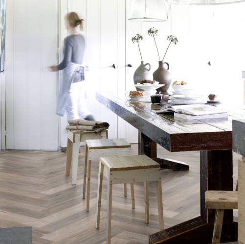 Паркет Ёлка Solidfloor New classic Кэнтрбери Дуб Натур с брашью (Текстурированная) 610х122 мм 1194938 - Вид №18