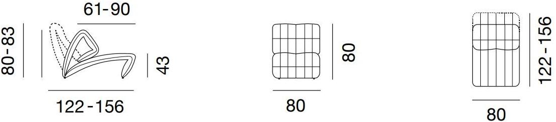 de Sede Кресло Recliner из ткани sun-id-1393733 - Вид №2