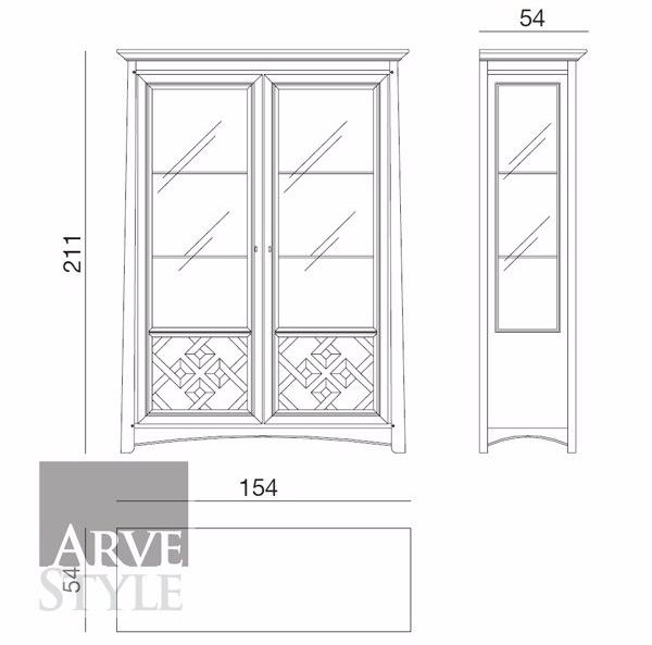 Arvestyle Витрина из массива дерева Naima sun-id-1429612 - Вид №6