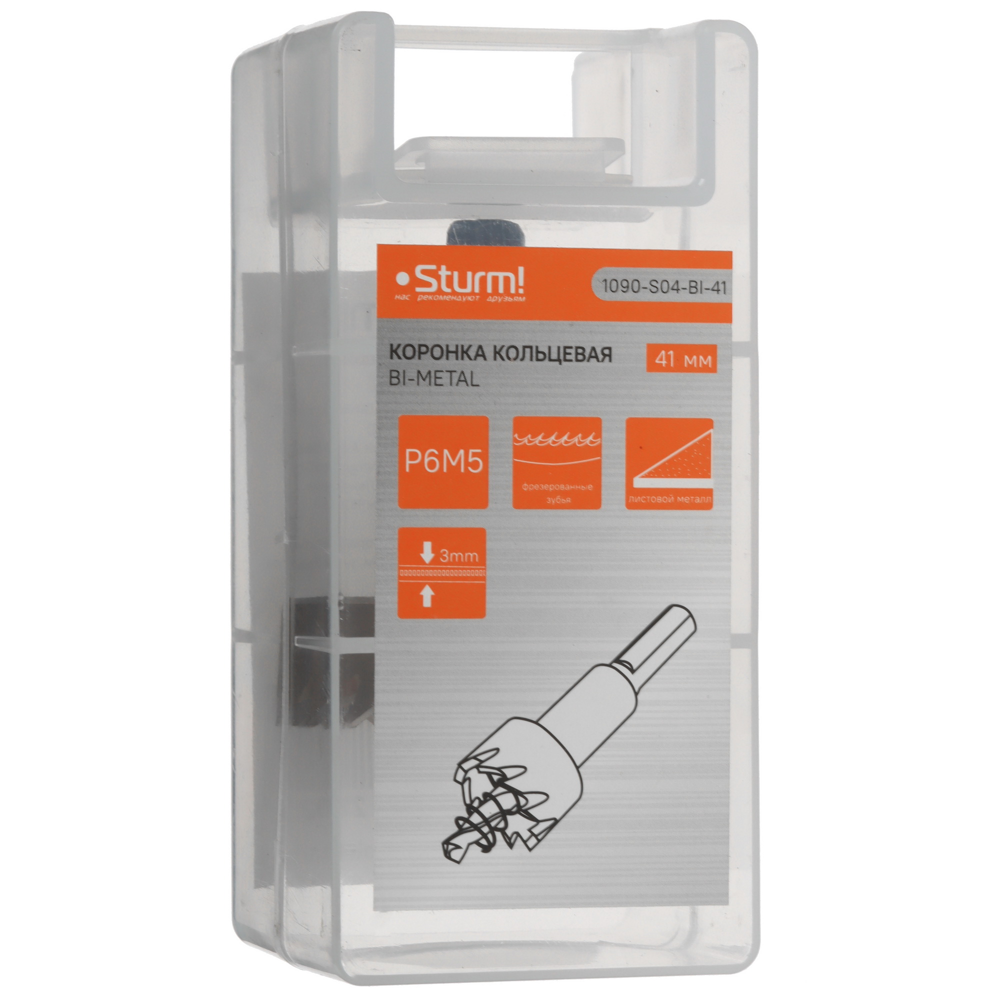 Коронка Sturm! 1090-S04-BI-41 9113223 STDN-0033114 - Вид №4